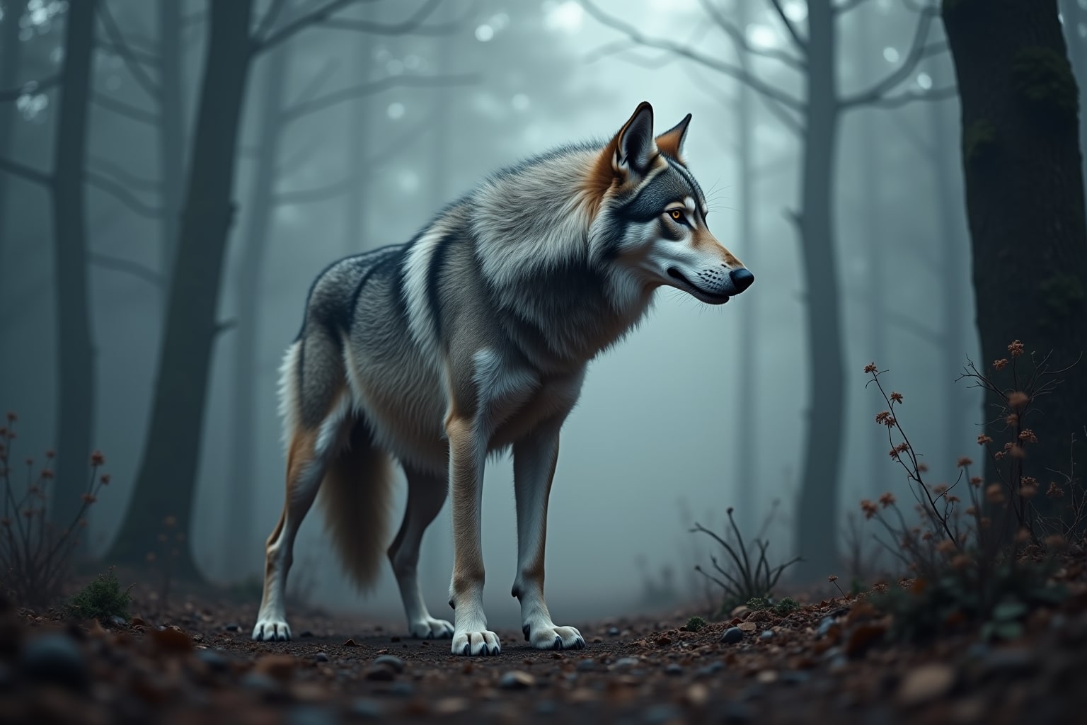 Graue Hunde - Majestätische Begleiter mit silbernem Fell