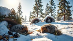 welche tiere machen winterschlaf