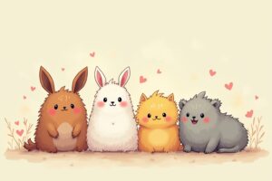 Die schönsten Kawaii Tiere