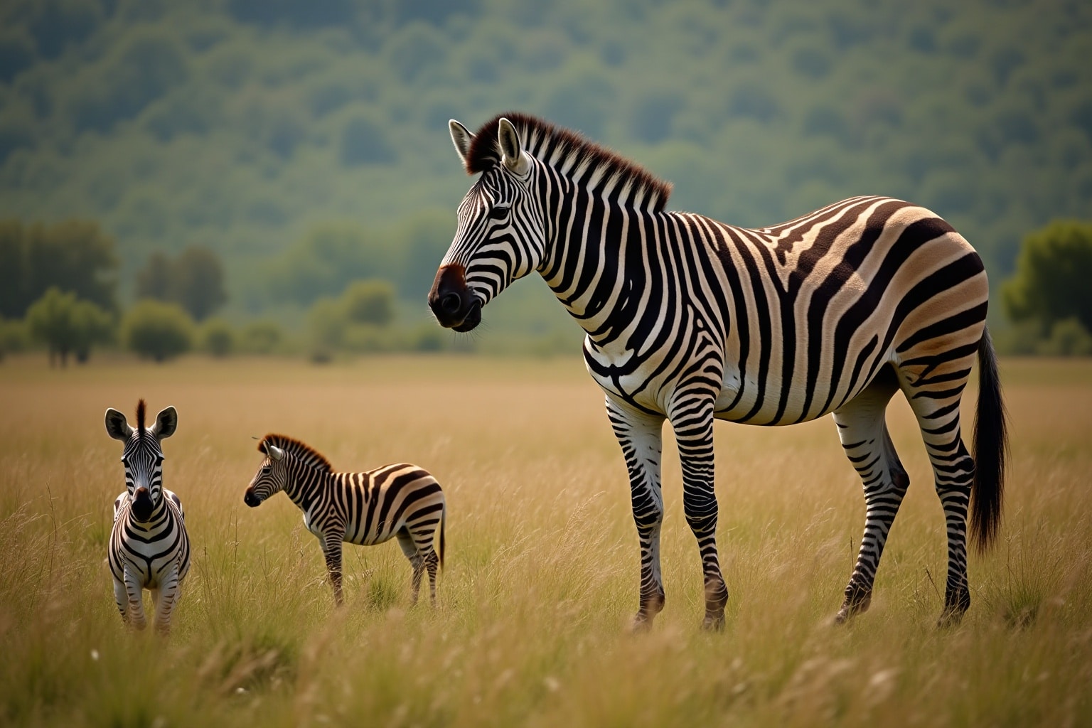 Die Welt der Tierarten mit Streifen